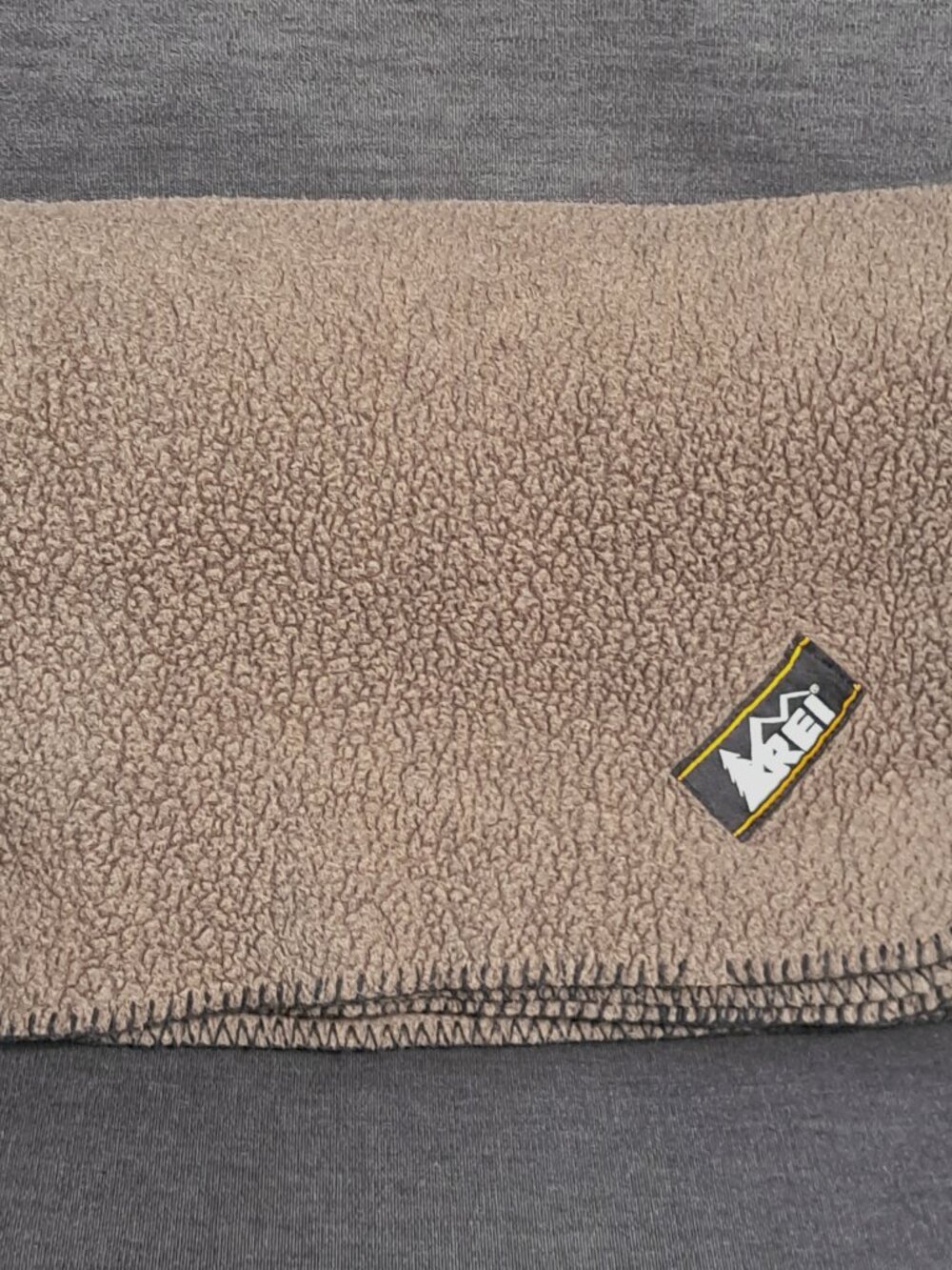 Vintage REI Fleece Throw Blanket